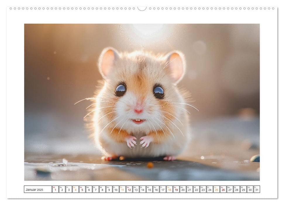 Lustige Hamster (CALVENDO Wandkalender 2025)