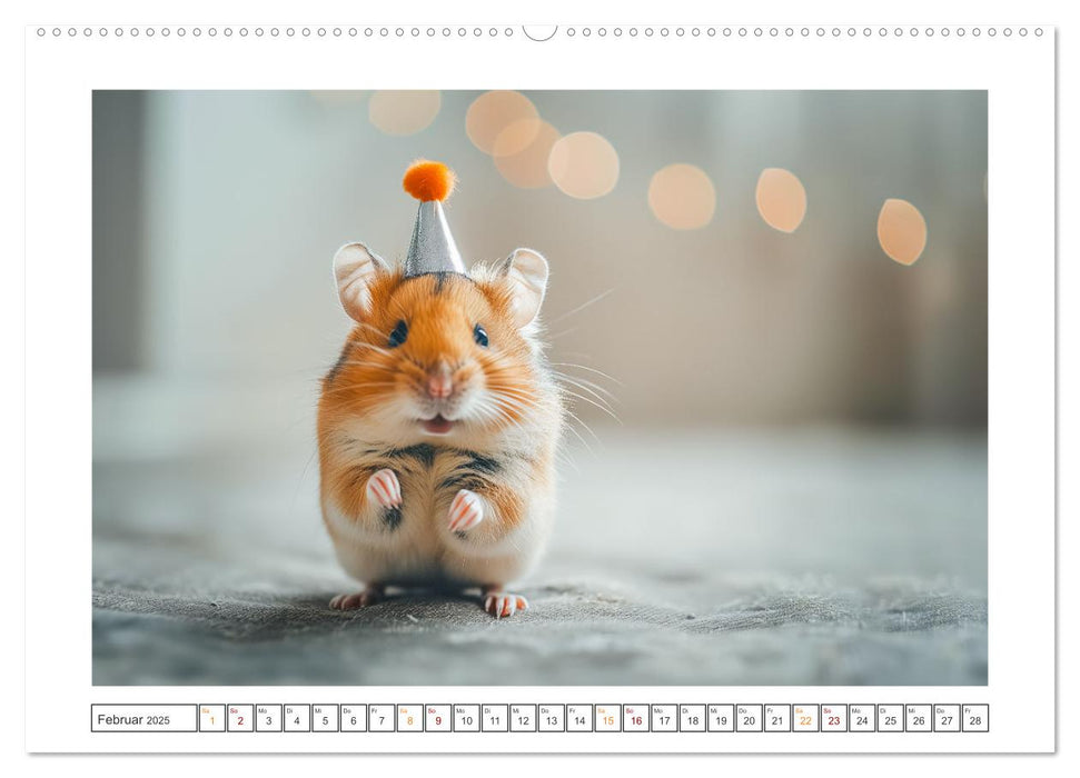 Lustige Hamster (CALVENDO Wandkalender 2025)