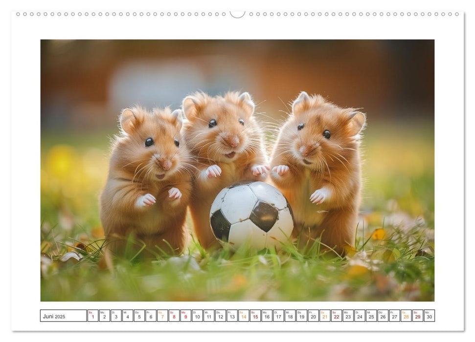 Lustige Hamster (CALVENDO Wandkalender 2025)