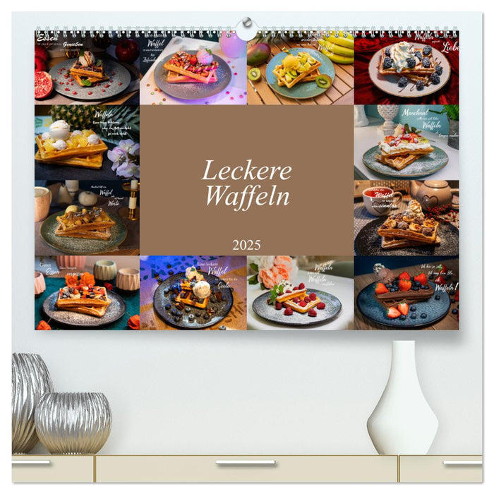 Leckere Waffeln (CALVENDO Premium Wandkalender 2025)