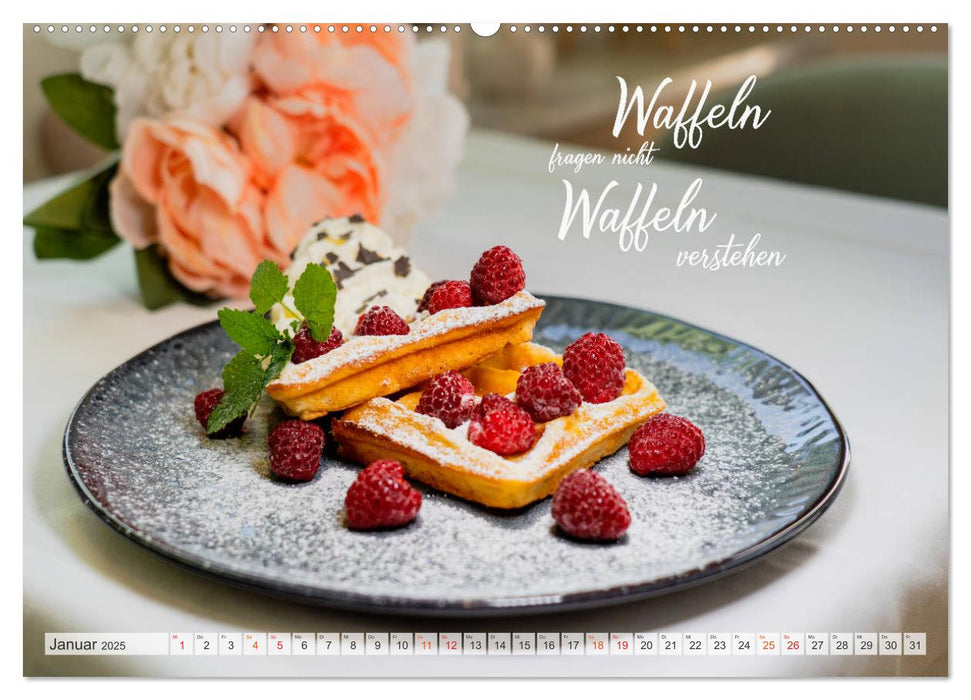 Leckere Waffeln (CALVENDO Premium Wandkalender 2025)