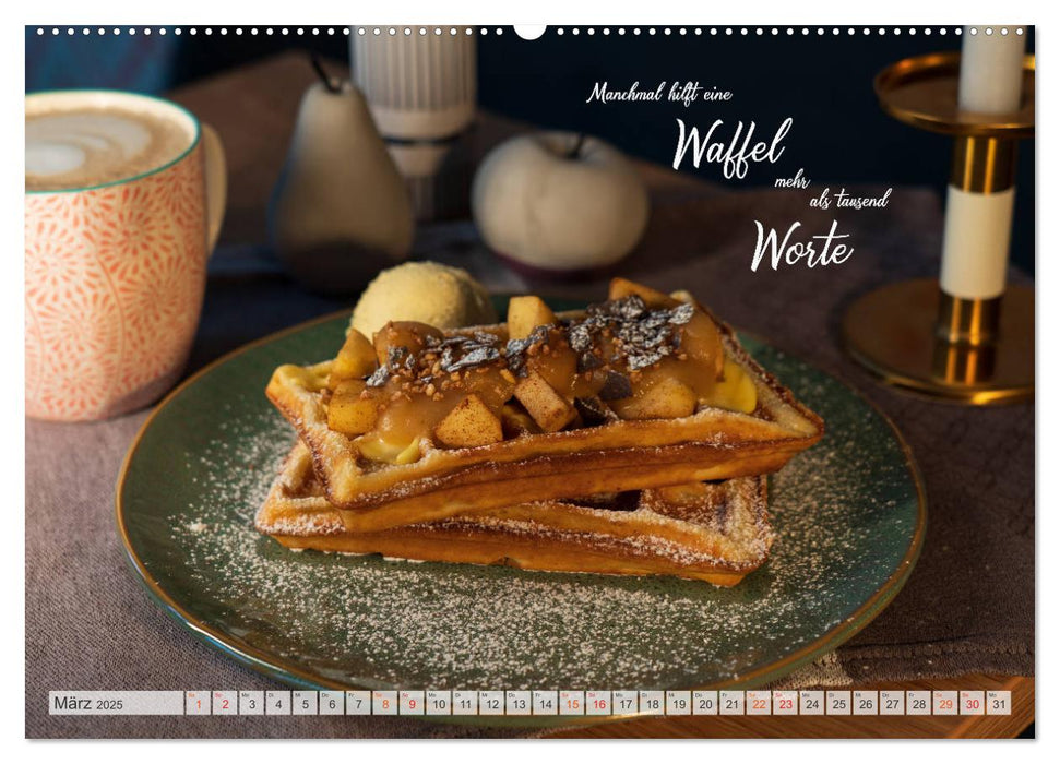 Leckere Waffeln (CALVENDO Premium Wandkalender 2025)