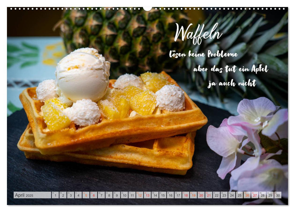 Leckere Waffeln (CALVENDO Premium Wandkalender 2025)