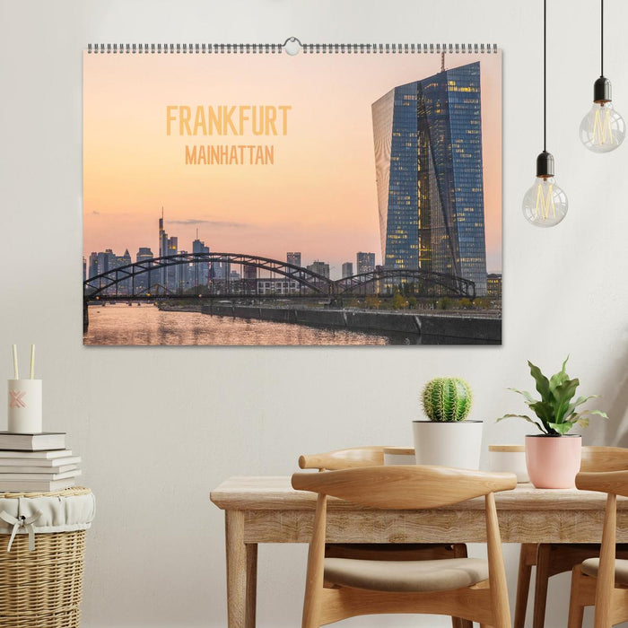 Frankfurt Mainhattan (CALVENDO Wandkalender 2025)