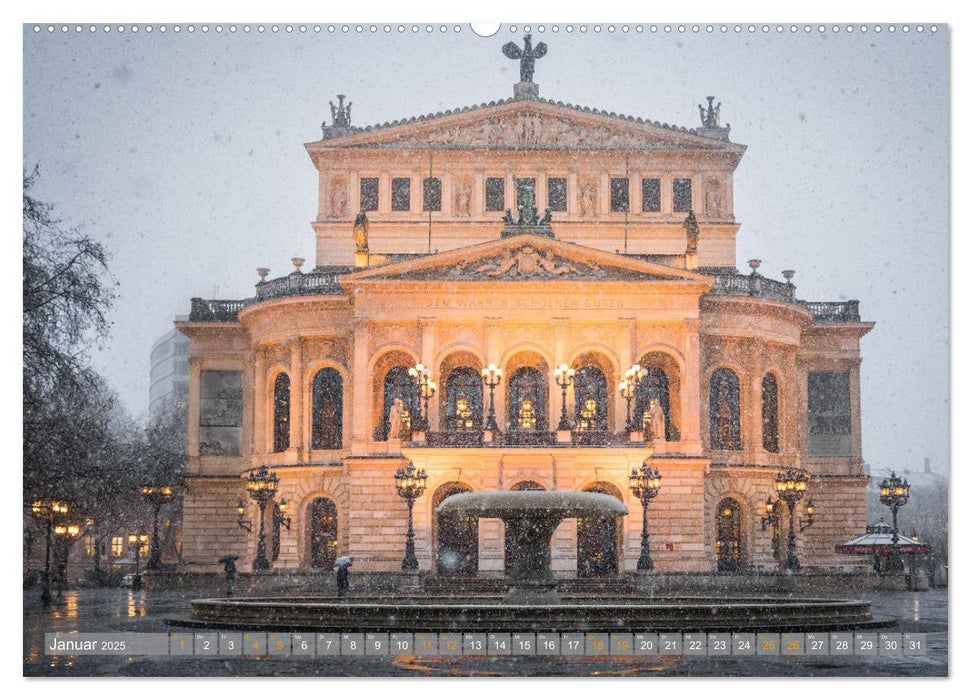 Frankfurt Mainhattan (CALVENDO Wandkalender 2025)