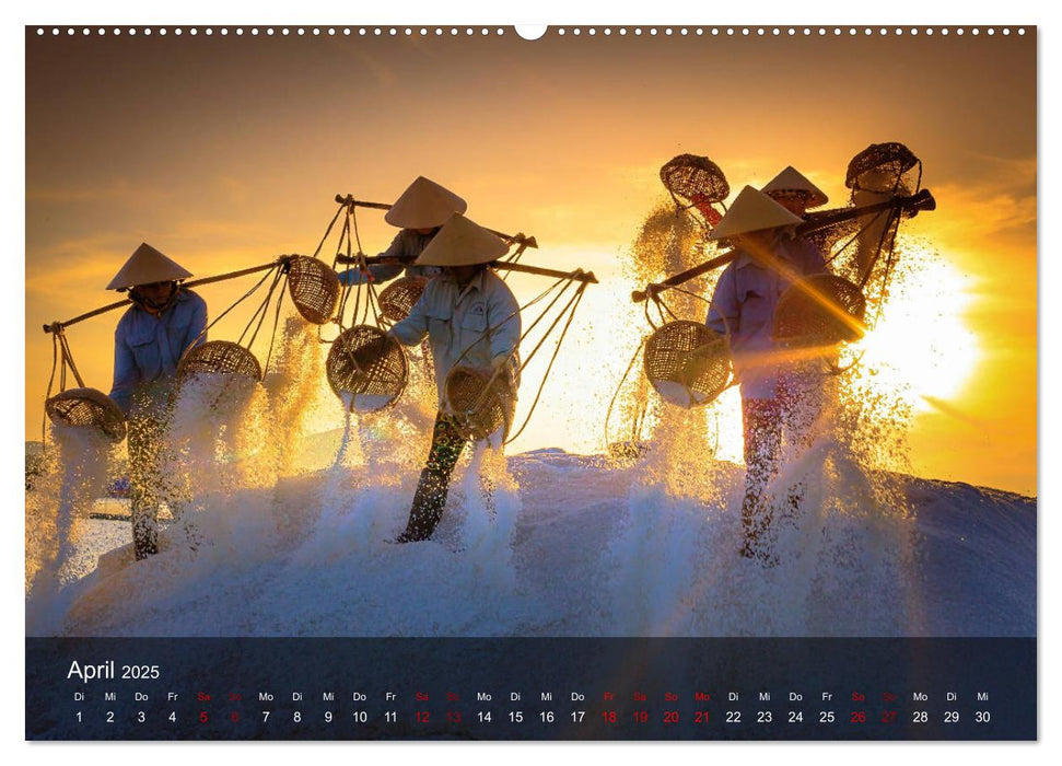 Traumhafte Vietnam Impressionen (CALVENDO Premium Wandkalender 2025)