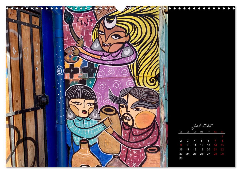 Valparaiso Streetart (CALVENDO Wandkalender 2025)