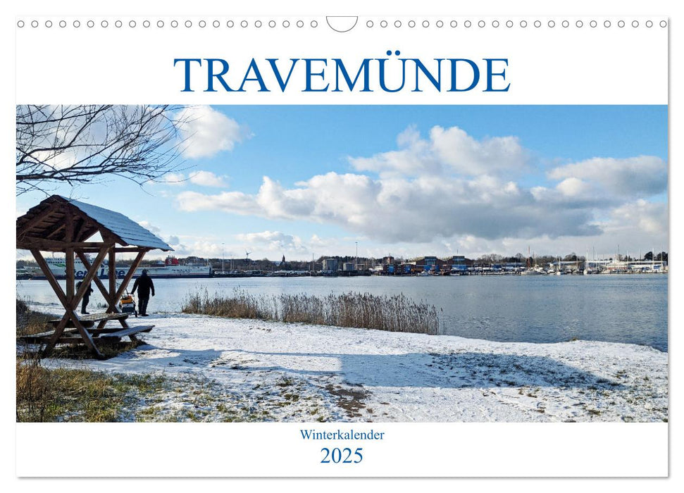 Travemünder Winterkalender (CALVENDO Wandkalender 2025)