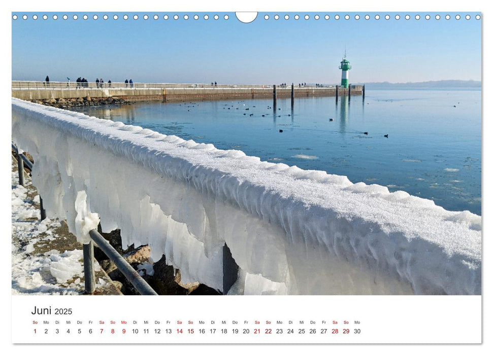 Travemünder Winterkalender (CALVENDO Wandkalender 2025)