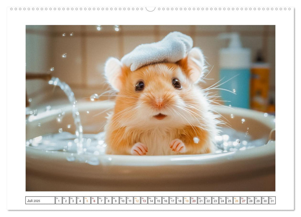 Lustige Hamster (CALVENDO Premium Wandkalender 2025)