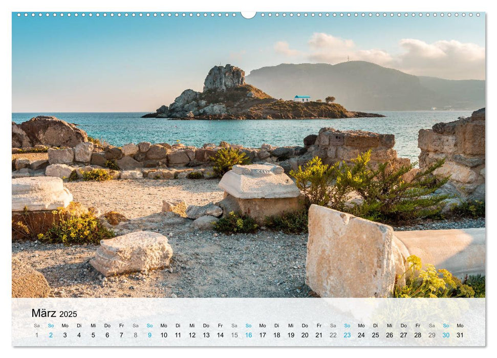 Kos - Insel des Hippokrates (CALVENDO Premium Wandkalender 2025)