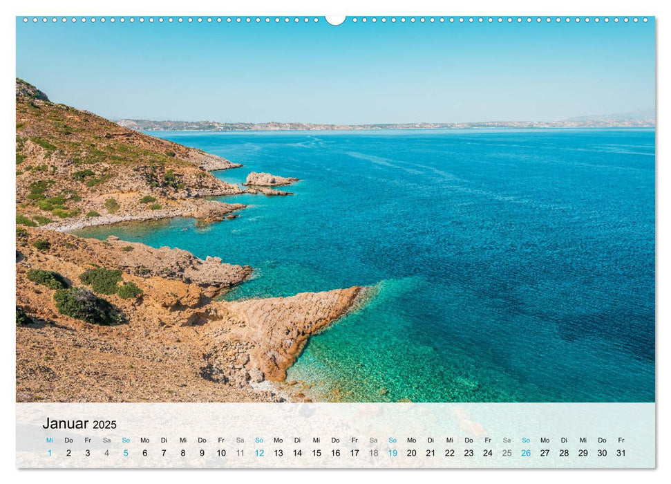 Insel Kos - Badeparadies der Südägäis (CALVENDO Premium Wandkalender 2025)