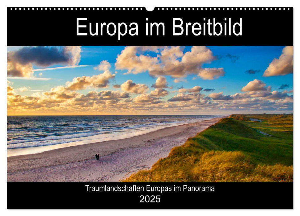 Europa im Breitbild (CALVENDO Wandkalender 2025)