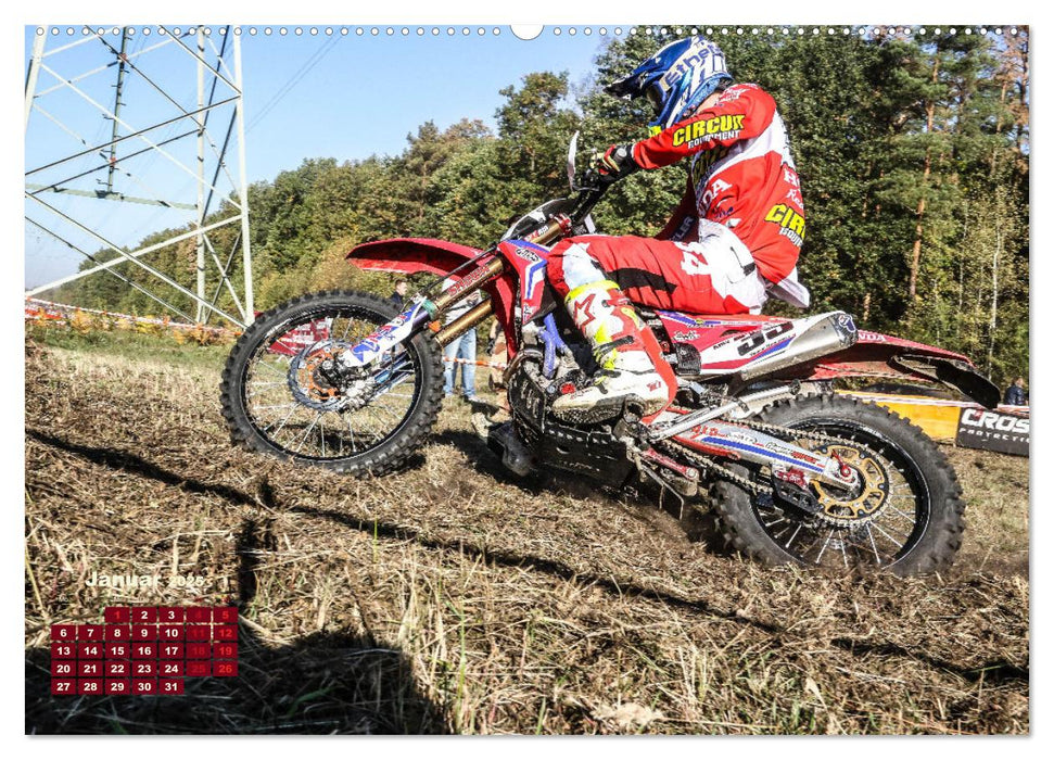 Enduro Mit Speed durch`s Gelände (CALVENDO Premium Wandkalender 2025)