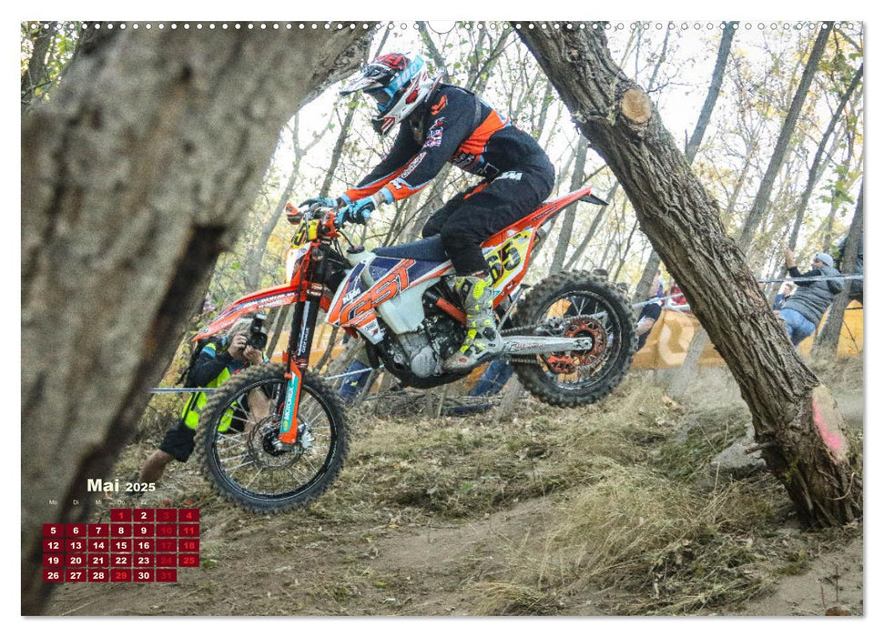 Enduro Mit Speed durch`s Gelände (CALVENDO Premium Wandkalender 2025)