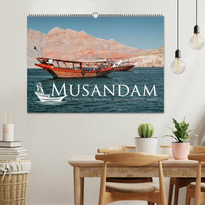 Musandam - Die omanische Exklave im geheimnisvollen Orient (CALVENDO Wandkalender 2025)