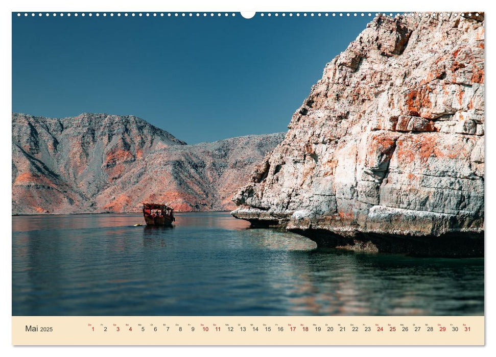 Musandam - Die omanische Exklave im geheimnisvollen Orient (CALVENDO Wandkalender 2025)