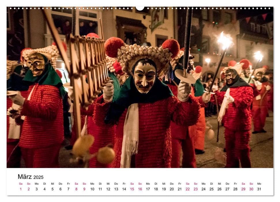 Die Elzacher Fastnacht (CALVENDO Premium Wandkalender 2025)