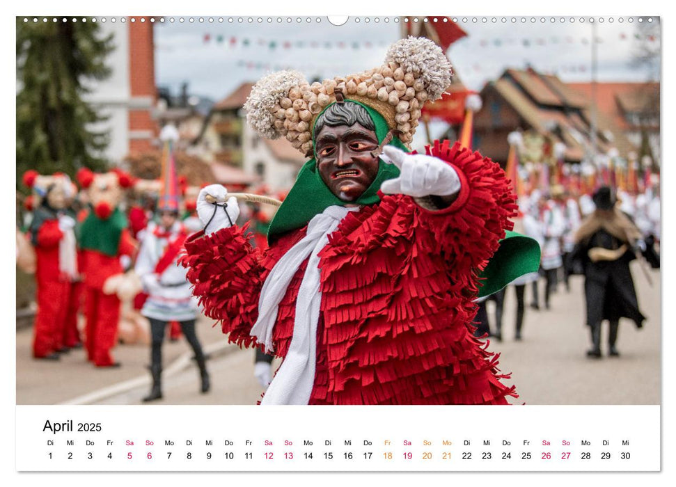 Die Elzacher Fastnacht (CALVENDO Premium Wandkalender 2025)