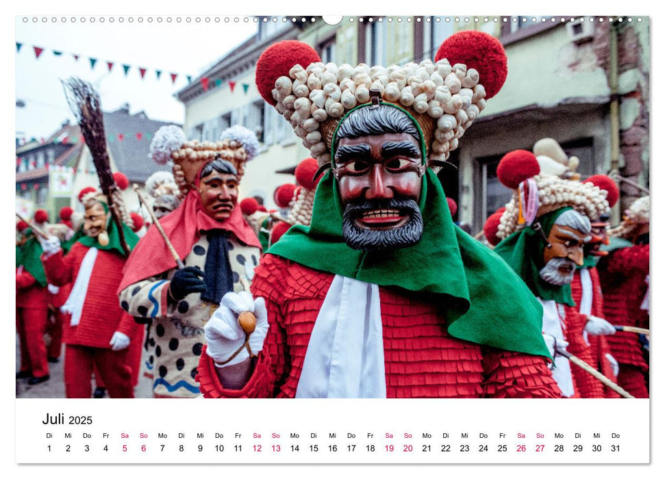 Die Elzacher Fastnacht (CALVENDO Premium Wandkalender 2025)