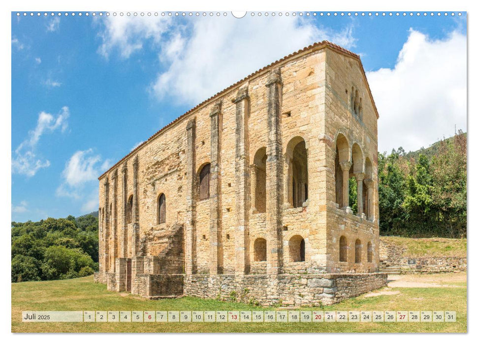 Oviedo - Die historische Stadt in der spanischen Region Asturien (CALVENDO Premium Wandkalender 2025)