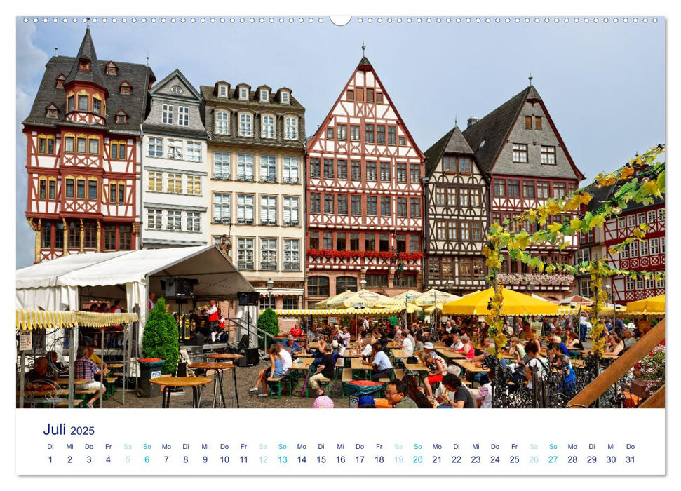 Fantastisches Frankfurt (CALVENDO Premium Wandkalender 2025)