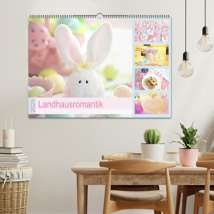 Landhausromantik. Verträumtes Flair in duftigen Farben (CALVENDO Wandkalender 2025)