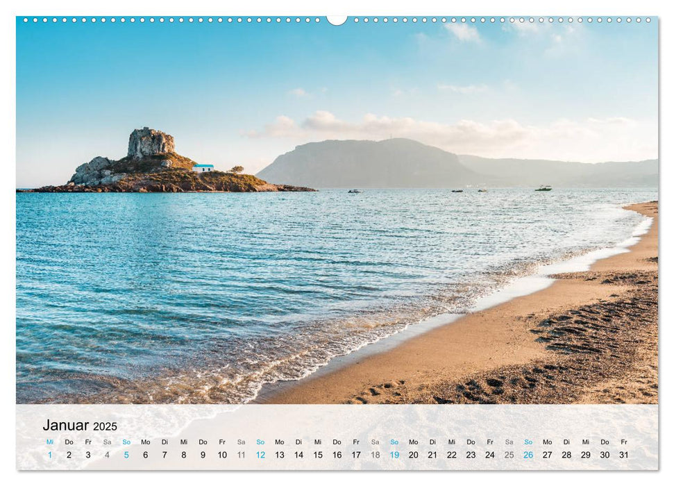 Insel Kos - Trauminsel des Dodekanes (CALVENDO Premium Wandkalender 2025)