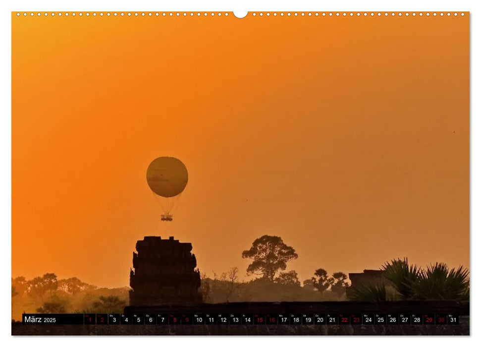 Traumhafte Sonnenuntergänge in Thailand, Laos und Kambodscha (CALVENDO Premium Wandkalender 2025)