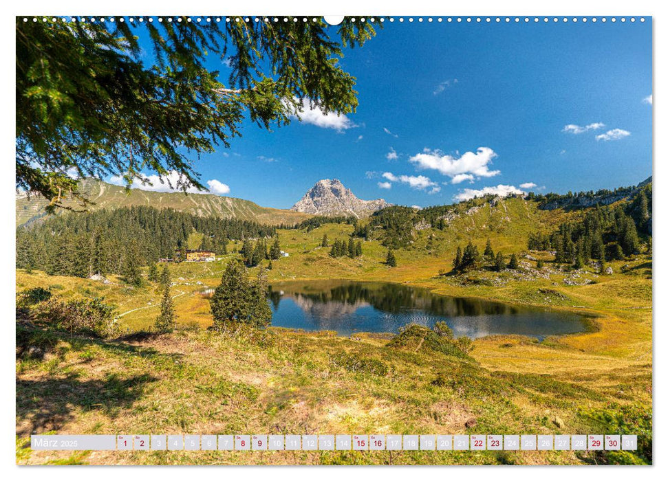 Bergwelten - Lech Zürs Arlberg (CALVENDO Premium Wandkalender 2025)