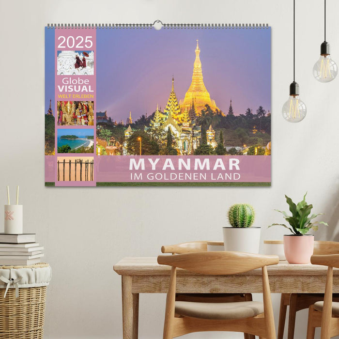 MYANMAR - Im goldenen Land (CALVENDO Wandkalender 2025)