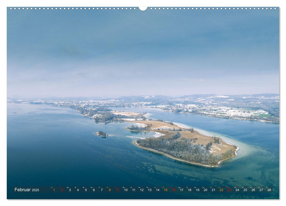 Die Halbinsel Mettnau - Erholungsort im Bodensee (CALVENDO Premium Wandkalender 2025)