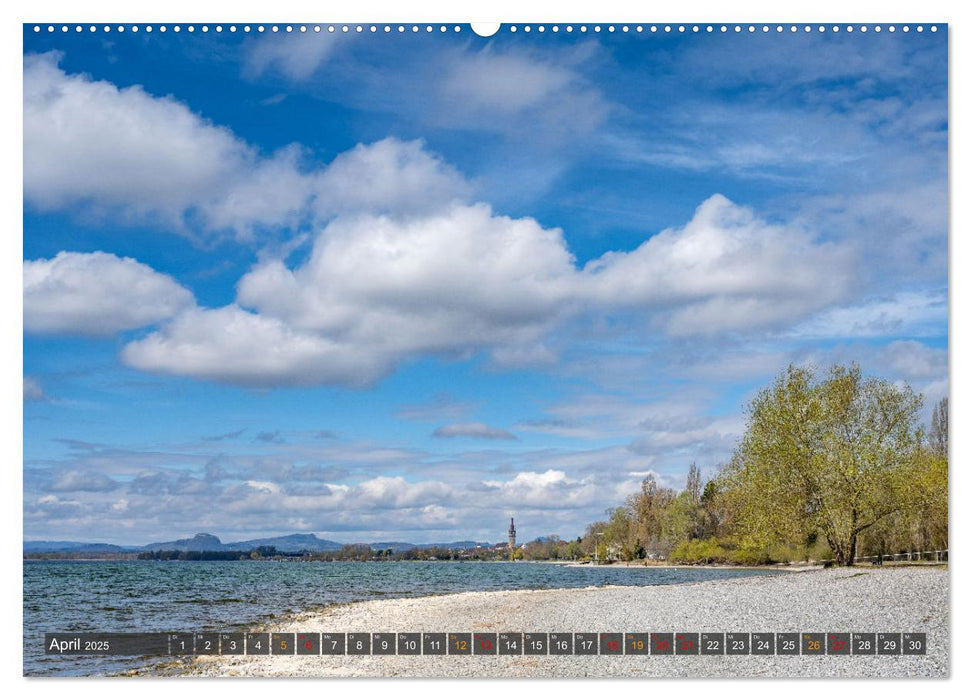 Die Halbinsel Mettnau - Erholungsort im Bodensee (CALVENDO Premium Wandkalender 2025)