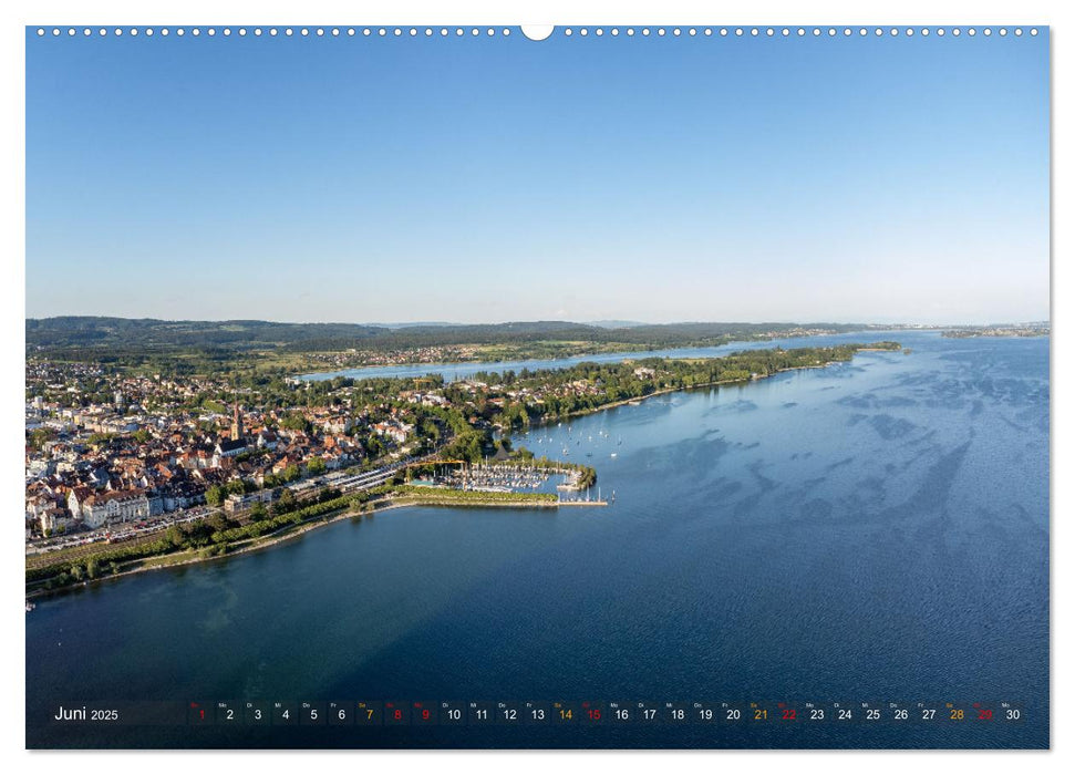 Die Halbinsel Mettnau - Erholungsort im Bodensee (CALVENDO Premium Wandkalender 2025)