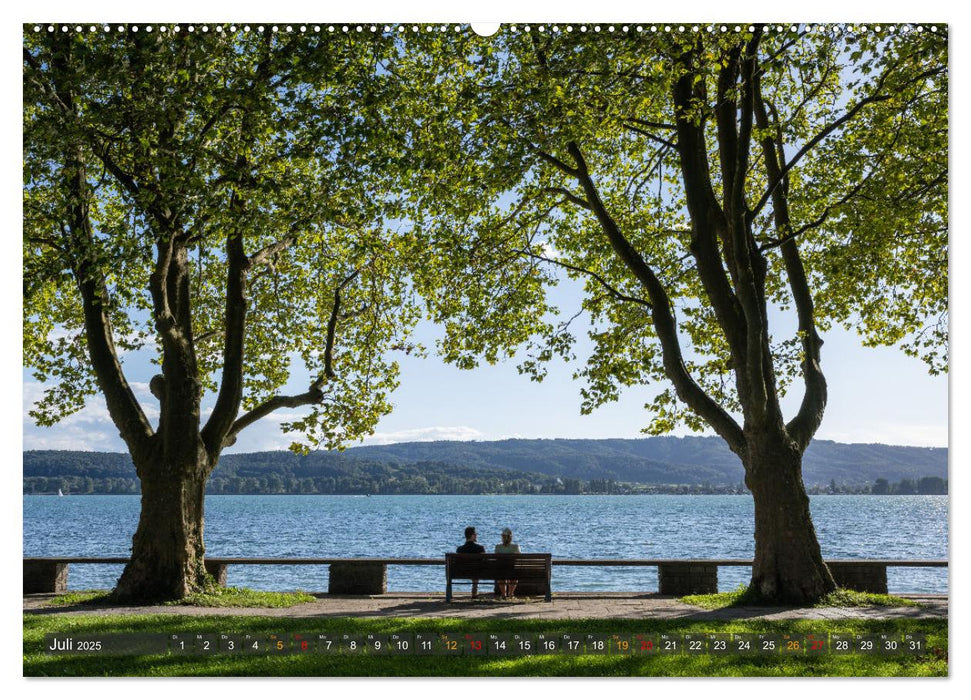 Die Halbinsel Mettnau - Erholungsort im Bodensee (CALVENDO Premium Wandkalender 2025)