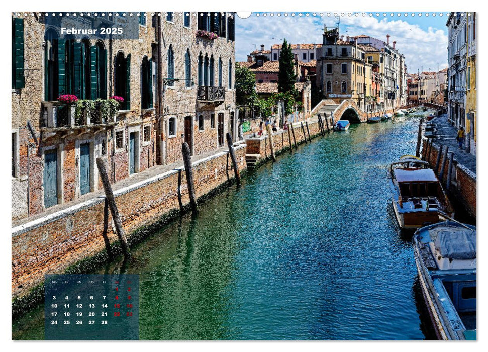 Venedig und seine Brücken (CALVENDO Premium Wandkalender 2025)