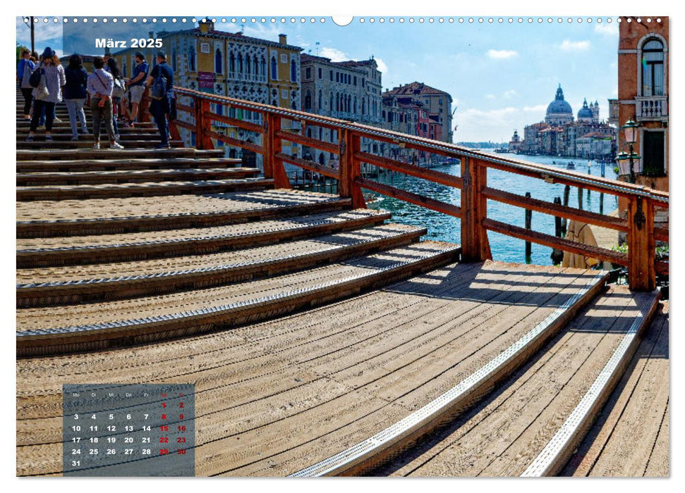 Venedig und seine Brücken (CALVENDO Premium Wandkalender 2025)