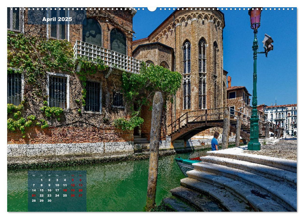 Venedig und seine Brücken (CALVENDO Premium Wandkalender 2025)