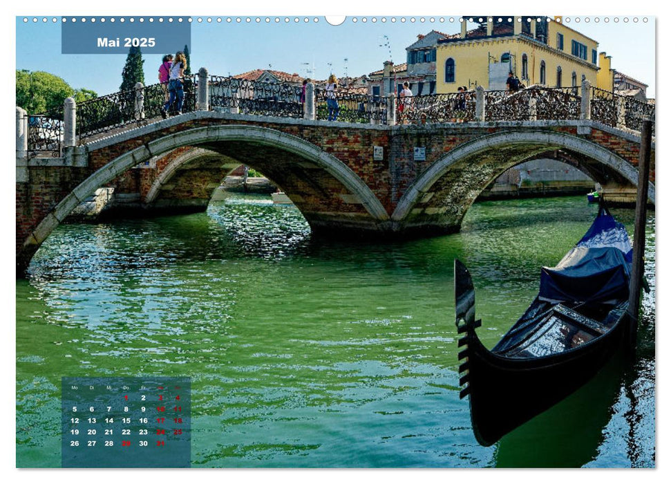 Venedig und seine Brücken (CALVENDO Premium Wandkalender 2025)