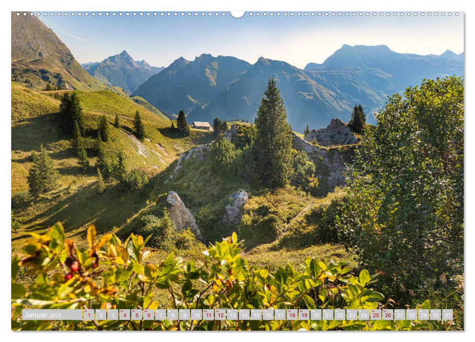 Bergwelten - Lech - Zürs (CALVENDO Premium Wandkalender 2025)