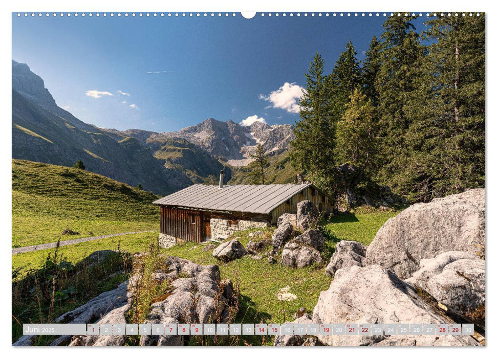 Bergwelten - Lech - Zürs (CALVENDO Premium Wandkalender 2025)