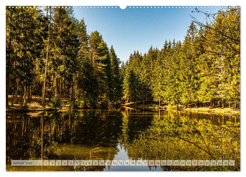 Wandern in Thüringen (CALVENDO Premium Wandkalender 2025)