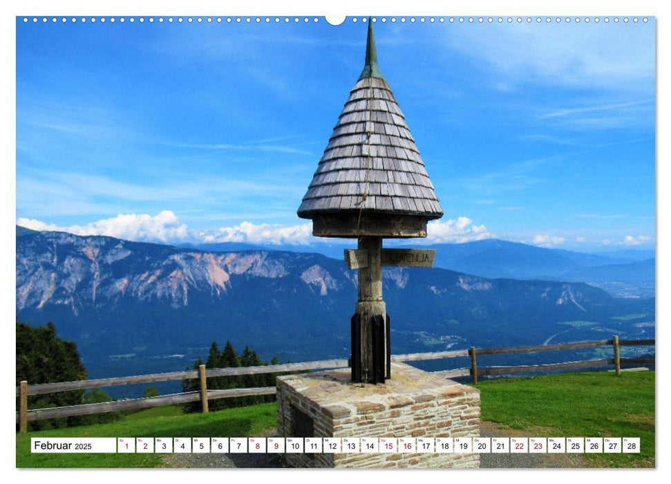 Villach und Weissensee - Stadt, Land, Berge und Seen (CALVENDO Premium Wandkalender 2025)