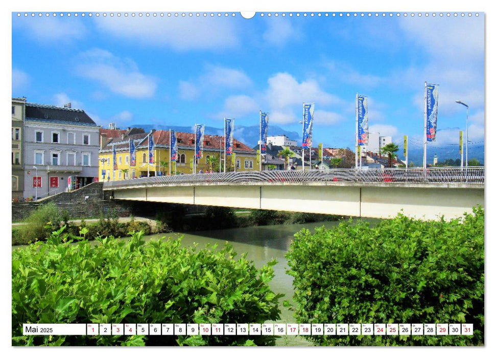 Villach und Weissensee - Stadt, Land, Berge und Seen (CALVENDO Premium Wandkalender 2025)