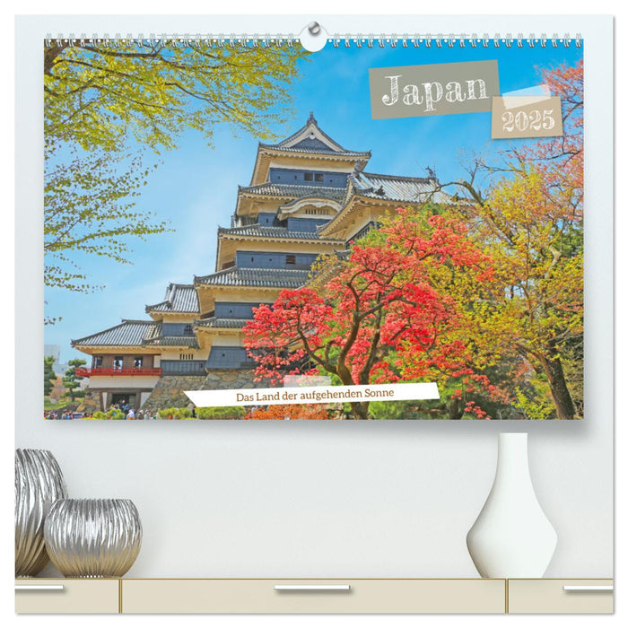 Japan, das Land der aufgehenden Sonne (CALVENDO Premium Wandkalender 2025)