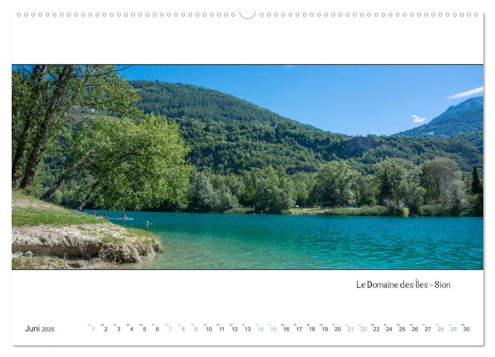 Nendaz Panorama (CALVENDO Premium Wandkalender 2025)