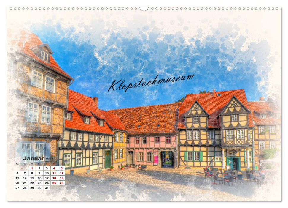 Quedlinburg-meine Stadt (CALVENDO Premium Wandkalender 2025)