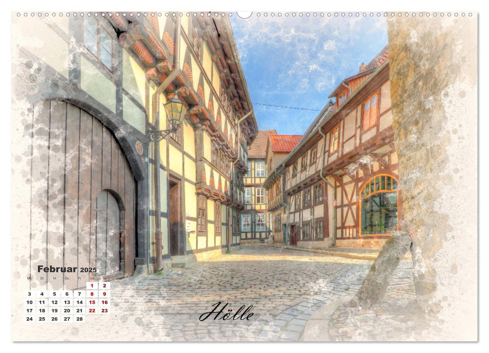 Quedlinburg-meine Stadt (CALVENDO Premium Wandkalender 2025)