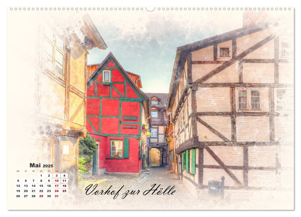 Quedlinburg-meine Stadt (CALVENDO Premium Wandkalender 2025)