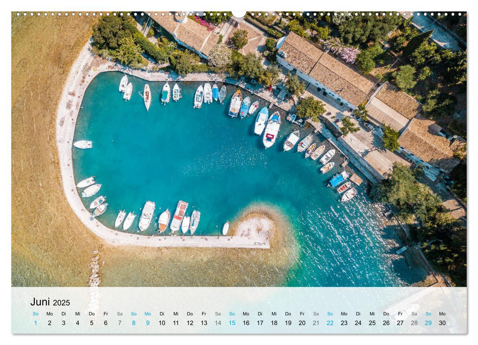 Insel Korfu - Trauminsel im Ionischen Meer (CALVENDO Premium Wandkalender 2025)